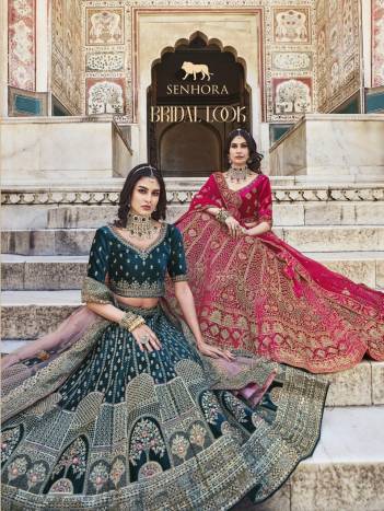 Bridal Look By Senhora Designer Wedding Lehenga Choli Collection